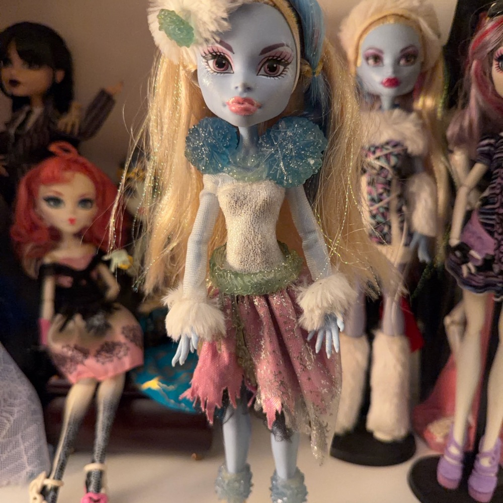 Monster High Doll with Blue and Pink Outfit